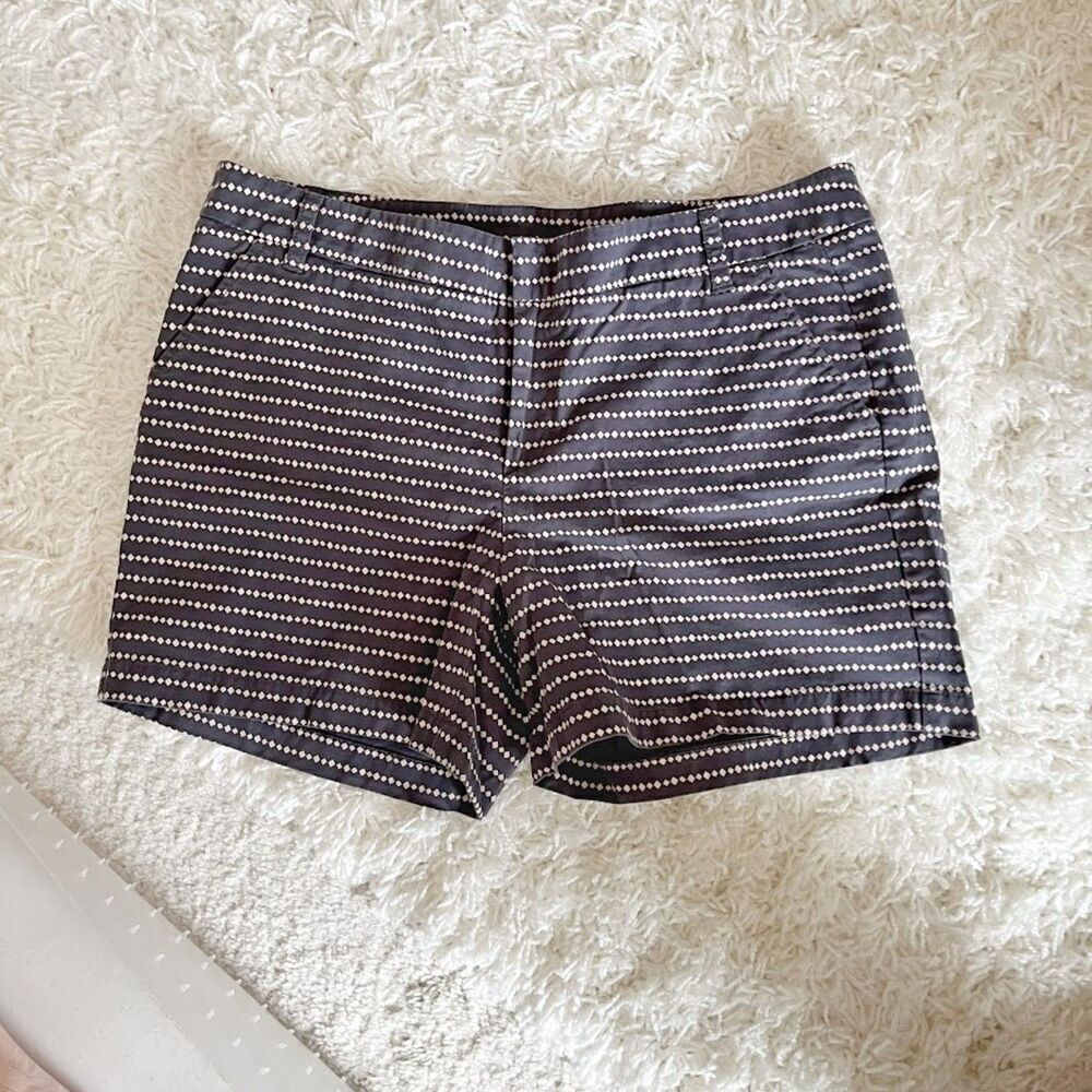 Caslon High Rise Printed Pocket Walking Cotton Spandex Shorts